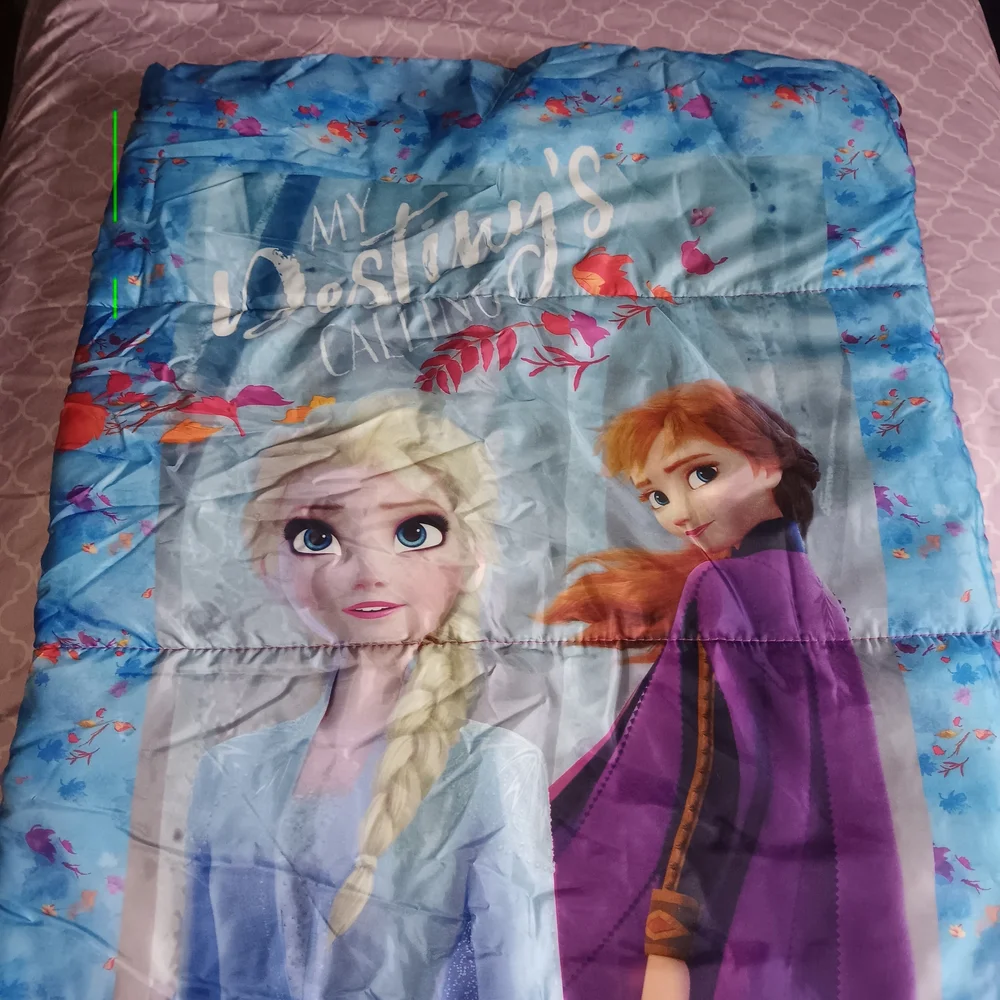Disney Frozen II Children's Elsa & Ana Design Sleeping Bag in Storage Bag